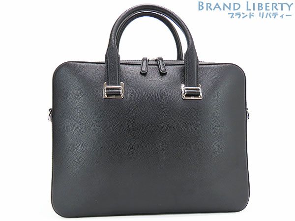 【未使用】ダンヒル　dunhill　カドガン スリムシングル ドキュメントケース　ビジネスバッグ　ブリーフケース　書類かばん　ハンドバッグ　ブラック　カーフレザー　L3ZC3BA