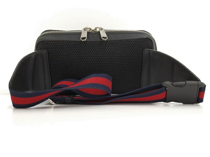 GUCCI ウエストバッグ ベルトバッグ GGスプリーム PVC ブラック 474293  