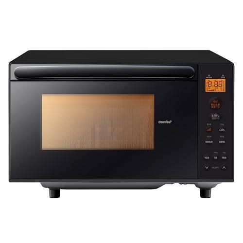 コンフィー COMFEE 電子レンジ 17L フラットテーブル 単機能 縦開き 全国対応 一人暮らしCF-EX201-BK