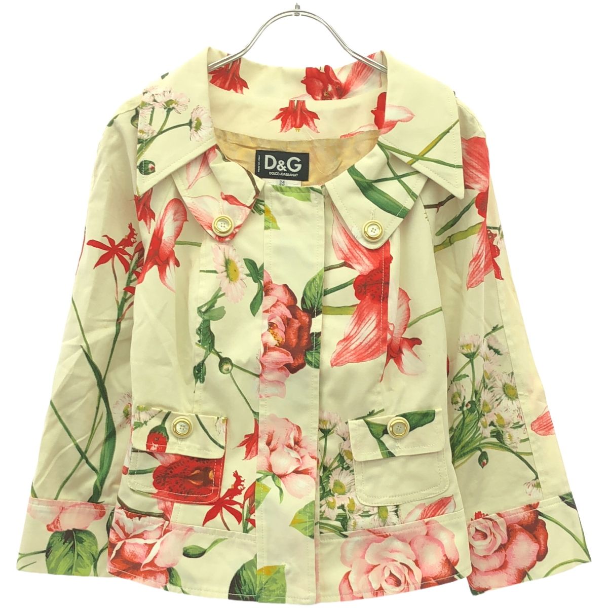 D&G ディーアンドジー フローラルプリントジャケット ミックス 38