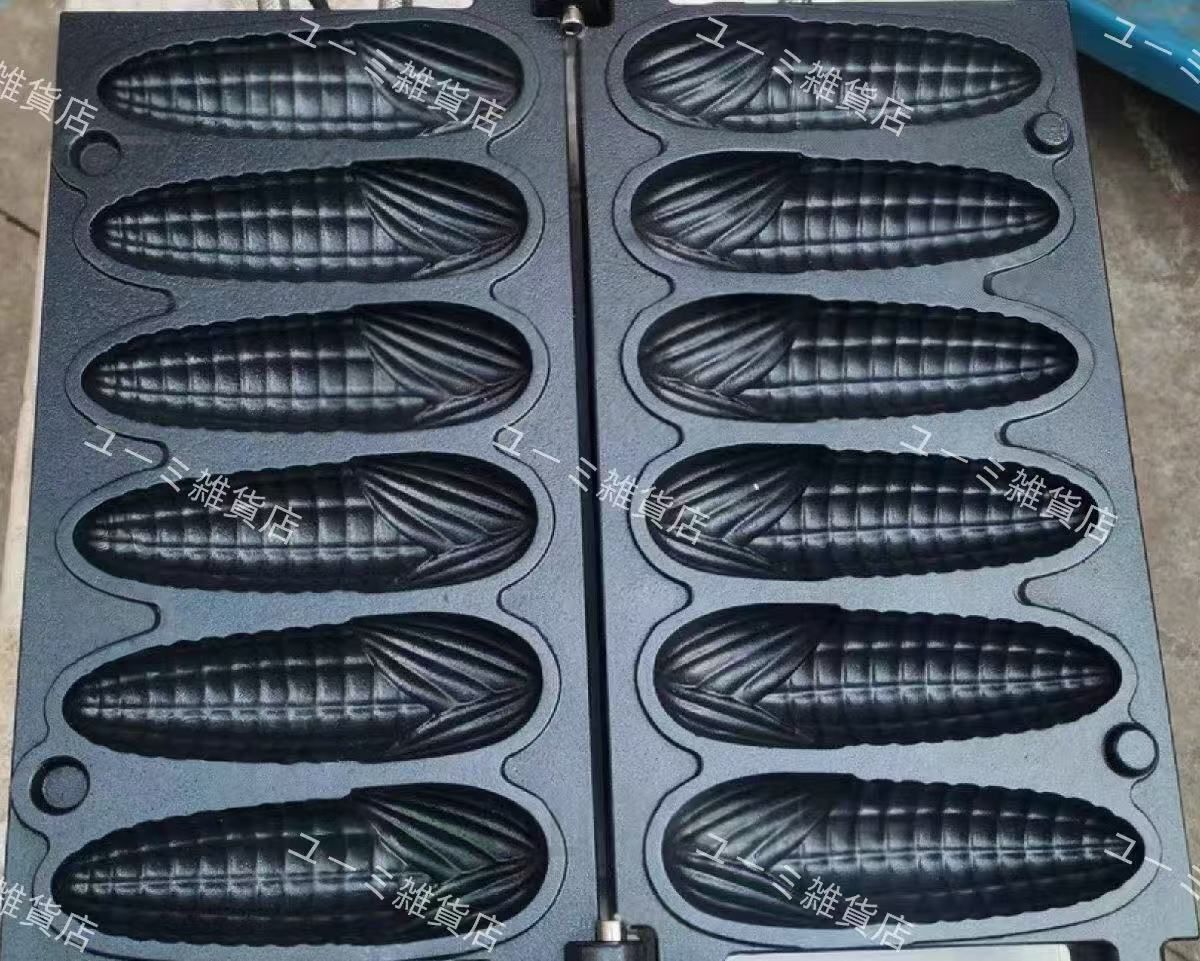 電気 スティックワッフル トウモロコシワッフル トウモロコシ焼き 6個焼き 単相 100V |業務用