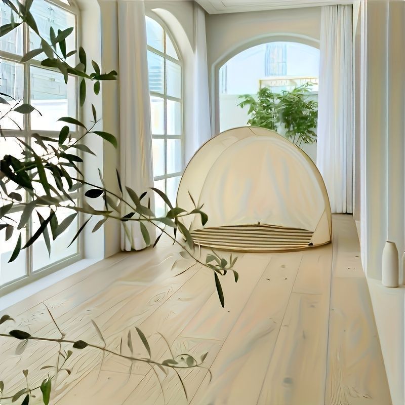 自動即時ポップアップサンシェルター ポータブルビーチテント 防水なし UV保護 簡単なクロージャーシステム コンパクトなキャリー