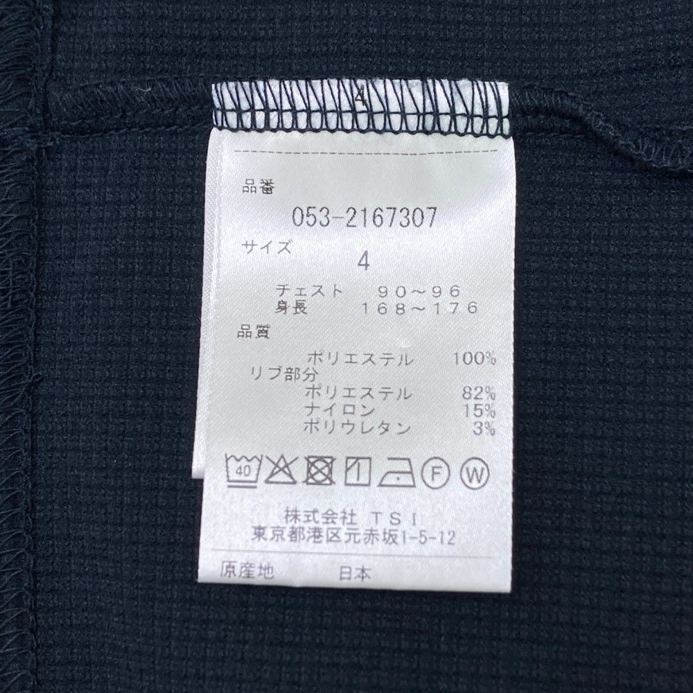 サイズ 4 PEARLY GATES パーリーゲイツ ハイネック 半袖Tシャツ ロゴ ネイビー系 240101322711 ゴルフウェア メンズ ストスト LLC-HASEGAWATOSO_COM