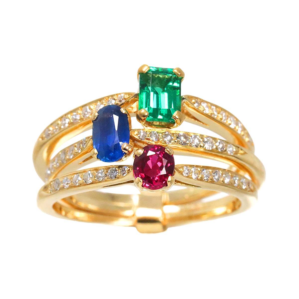 ティファニー TIFFANY&CO. 9号 リング ダイヤ 0.37ct エメラルド ティファニー TIFFANY&CO. 9号 リング ダイヤ 0.37ct エメラルド