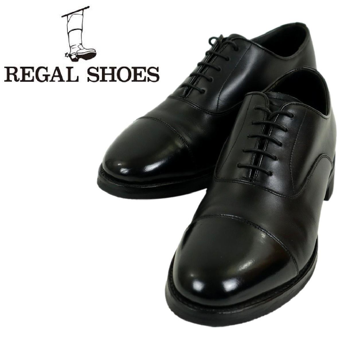 S3470 REGAL GEOX リーガル ジェオックス レザーシューズ ビジネスシューズ ストレートチップ オールレザー サイズ24.5cm