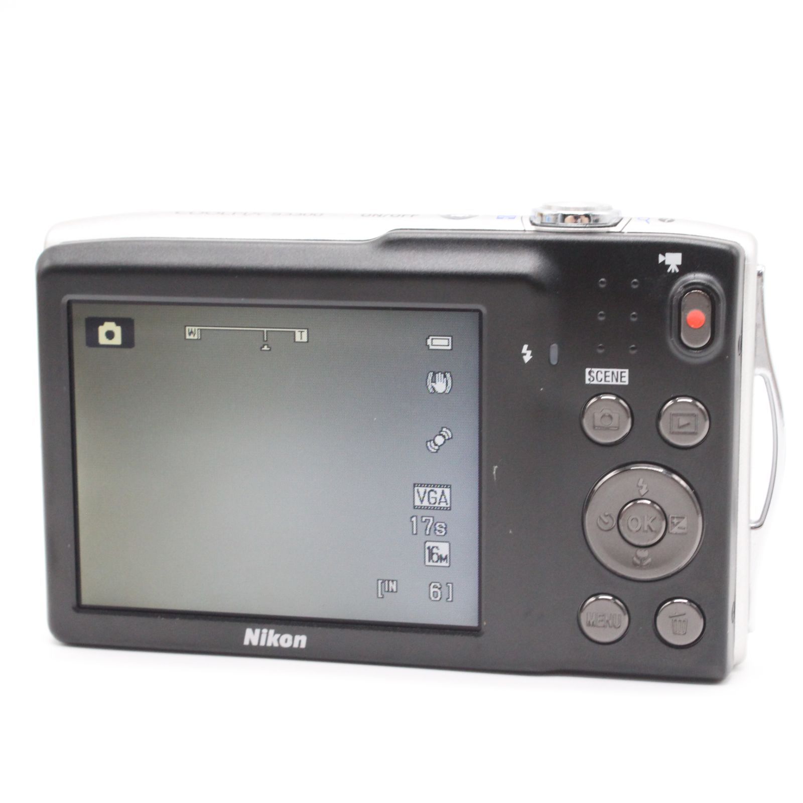 3175 Nikon COOLPIX S3300 シルバー 美品 デジカメ □実用品□ Nikon COOLPIX S3300 クリスタルシルバー - メルカリ