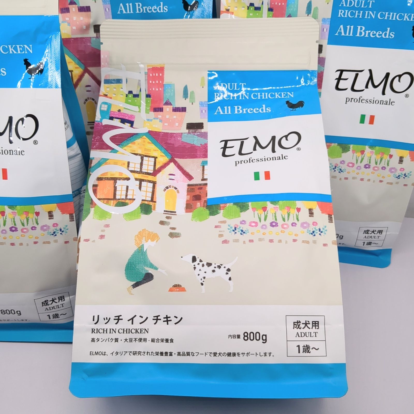 ELMO リッチインチキン 800g×10袋 ELMO リッチインチキン 800g ドッグフード 10セット ELMO リッチ