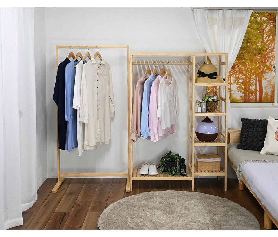 美品 アメリカンカントリーハンガーラック ハンガーラック おしゃれ