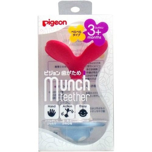 ケース売り】新品 ピジョン 歯がため 3ヵ月以上ぺらぺら ピーチ