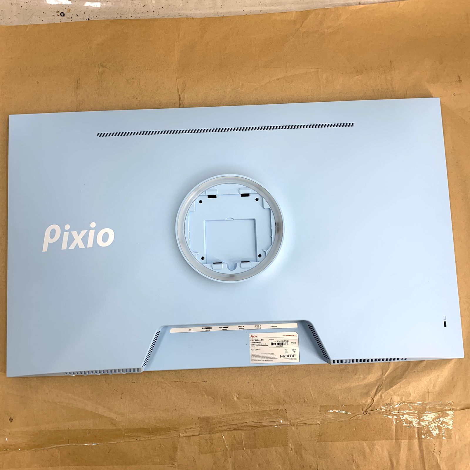 Pixio PX275 Wave Pastel Blue ゲーミングモニター 27インチ WQHD パステルブルー CHRISTIANNAURATH_COM_BR