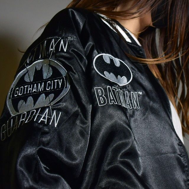 DC ダークナイトバットマン スカジャン 刺繍 ギフト新作 プレゼント  