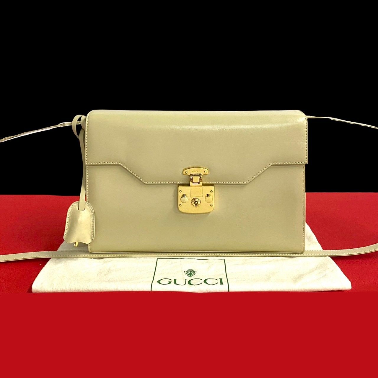 ほぼ未使用 袋付 グッチ レディロック レザー ショルダーバッグ アイボリー 楽天市場】グッチ レディロック（レディースバッグ｜バッグ）：バッグ
