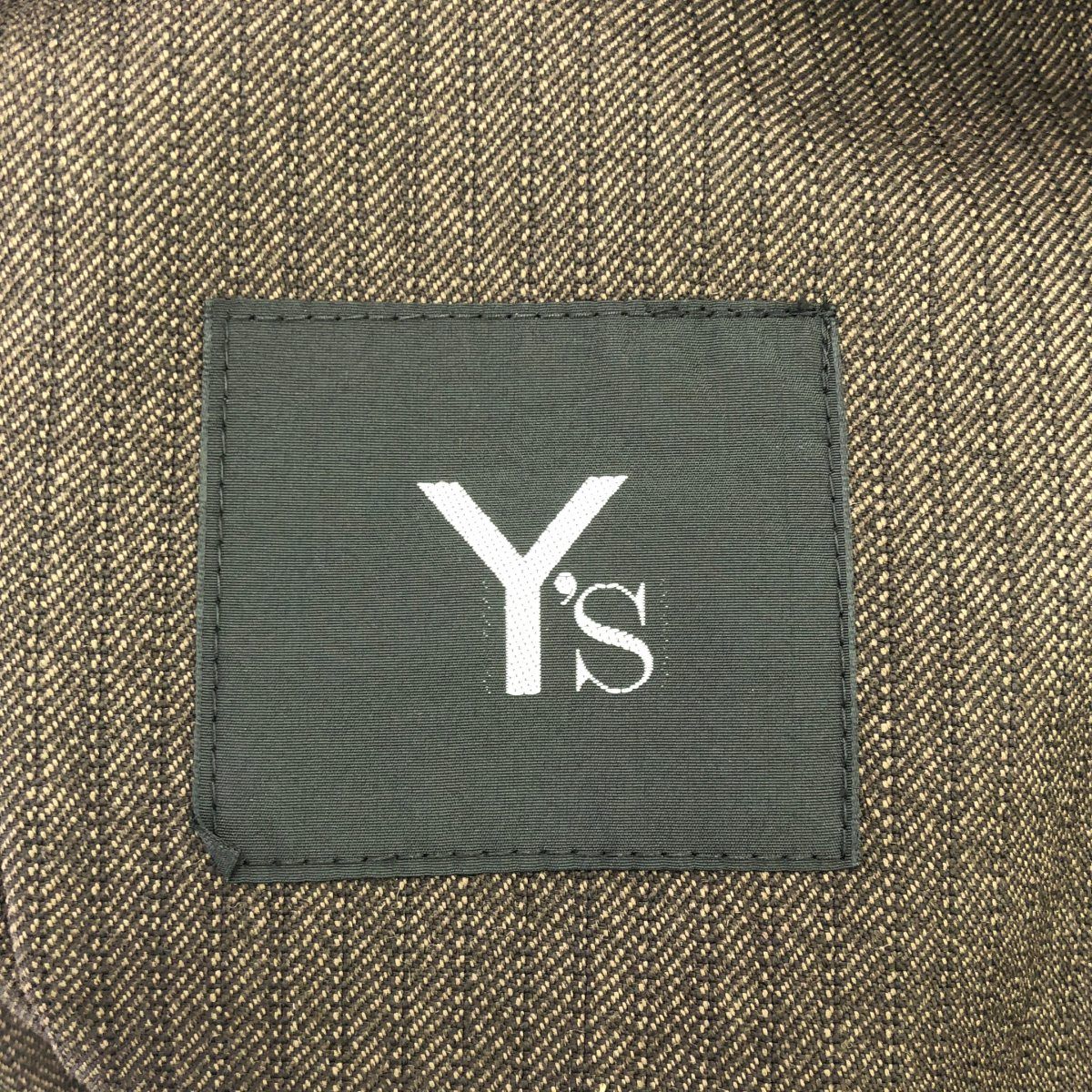 Y's - Y's ワイズ 1980's ピークドラペル ダブルブレストジャケット  ブラウン Y's ワイズ 1980's ピークドラペル ダブルブレストジャケット ブラウン