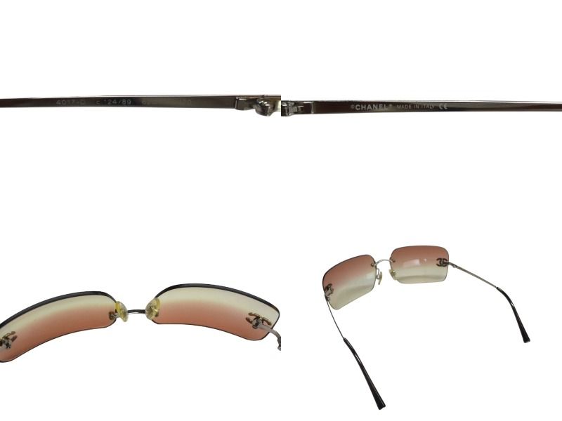CHANEL シャネル リムレス サングラス 4017-D c.124/89 サイズ62