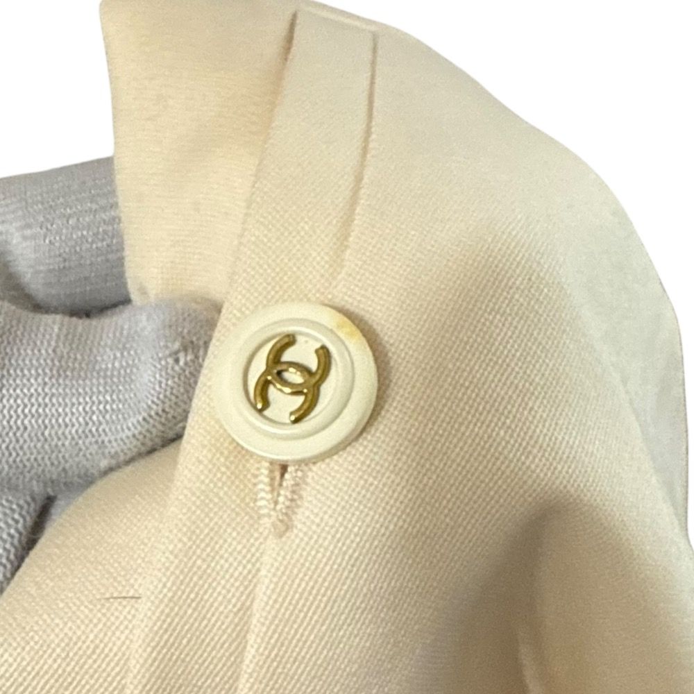 CHANEL シャネル ヴィンテージ ココマークボタン シルク