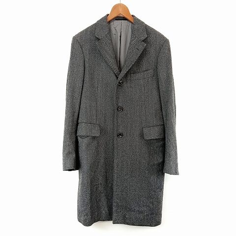 SHIPS　シップス　ETHOMAS　チェスターコート ロングコートXL シップス SHIPS ウール ETHOMAS チェスターコート M