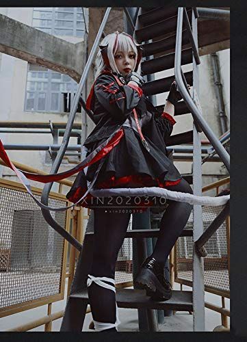 XIN XIN アークナイツ 明日方舟Arknights W コスプレ衣装 ウィッグ 靴別売り コスチューム 変身 仮装 ステージ服 舞台 ハロウィン ク ハロウィン
