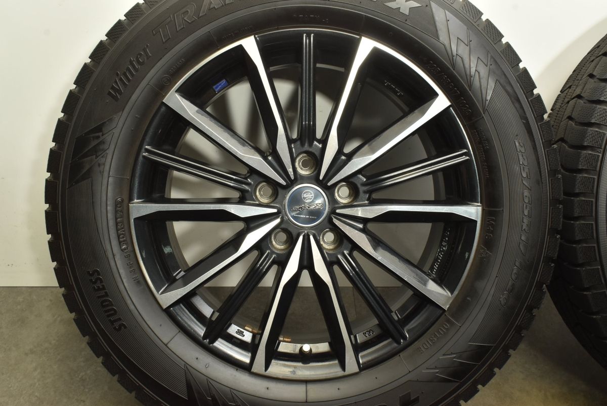 ハリアー RAV4 エクストレイル CX-5スタッドレス225/65R17バリ山 