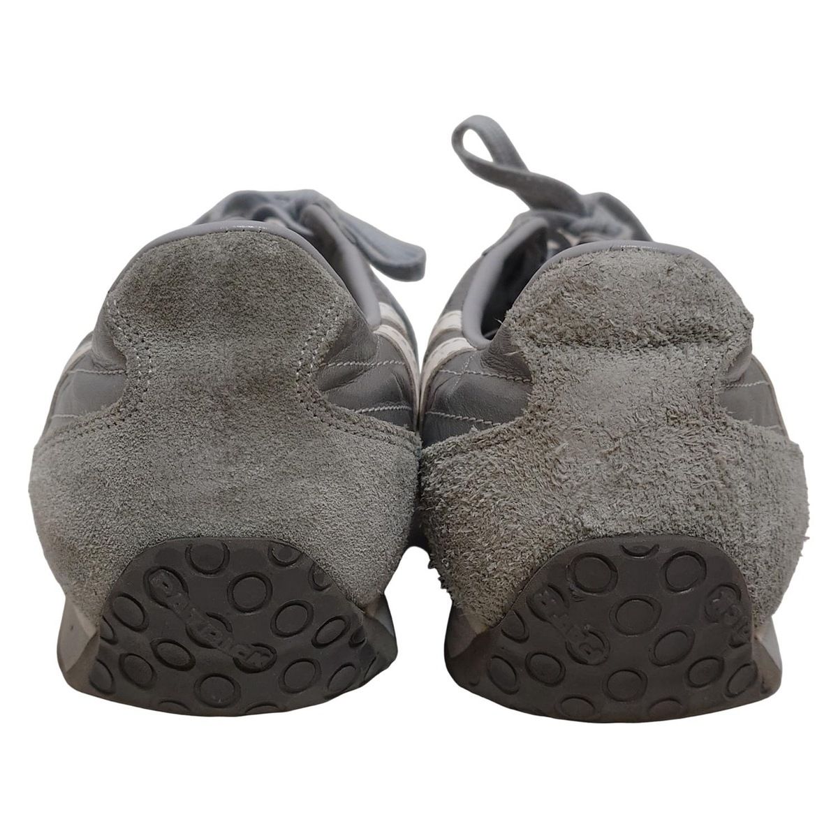 美品 PATRICK パトリック 41 シルバー グレー スニーカー