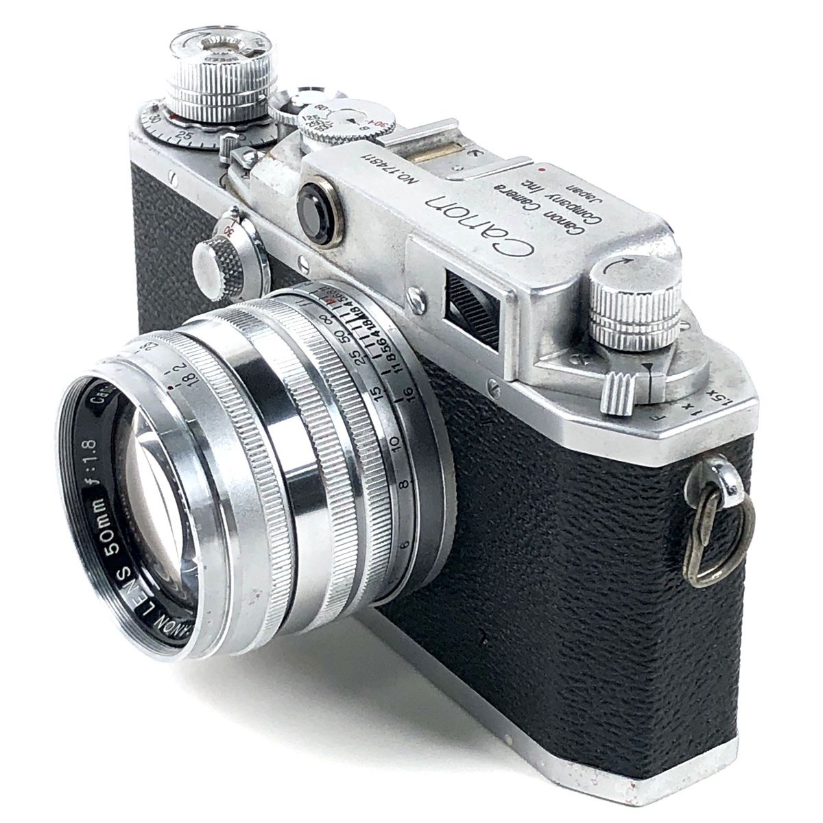 Canon IID2型+50mm F1.8 Lマウント L39 フィルムカメラ-