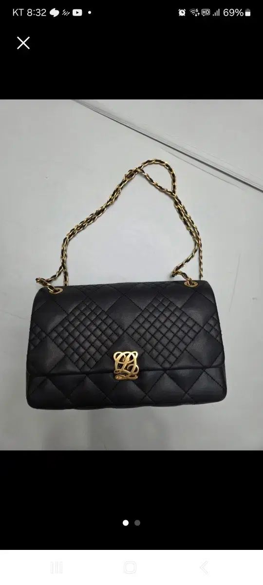 【JUICY COTURE】キルティングバッグ【黒】 JUICY COUTURE(ジューシークチュール) キルティング クロスバッグ