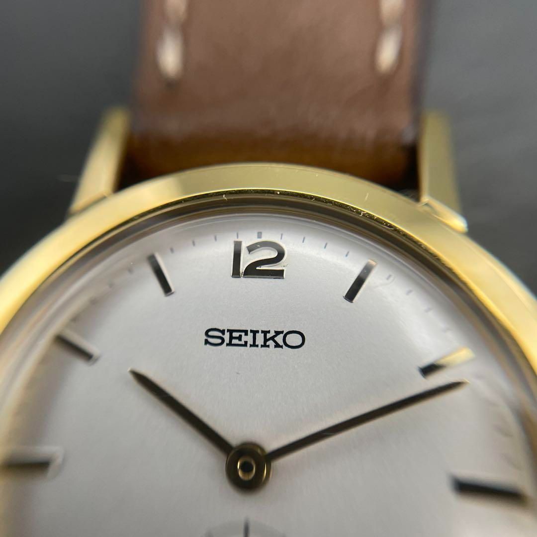 SEIKO 5328-0030 スモセコ 手巻き レディース ゴールドケース