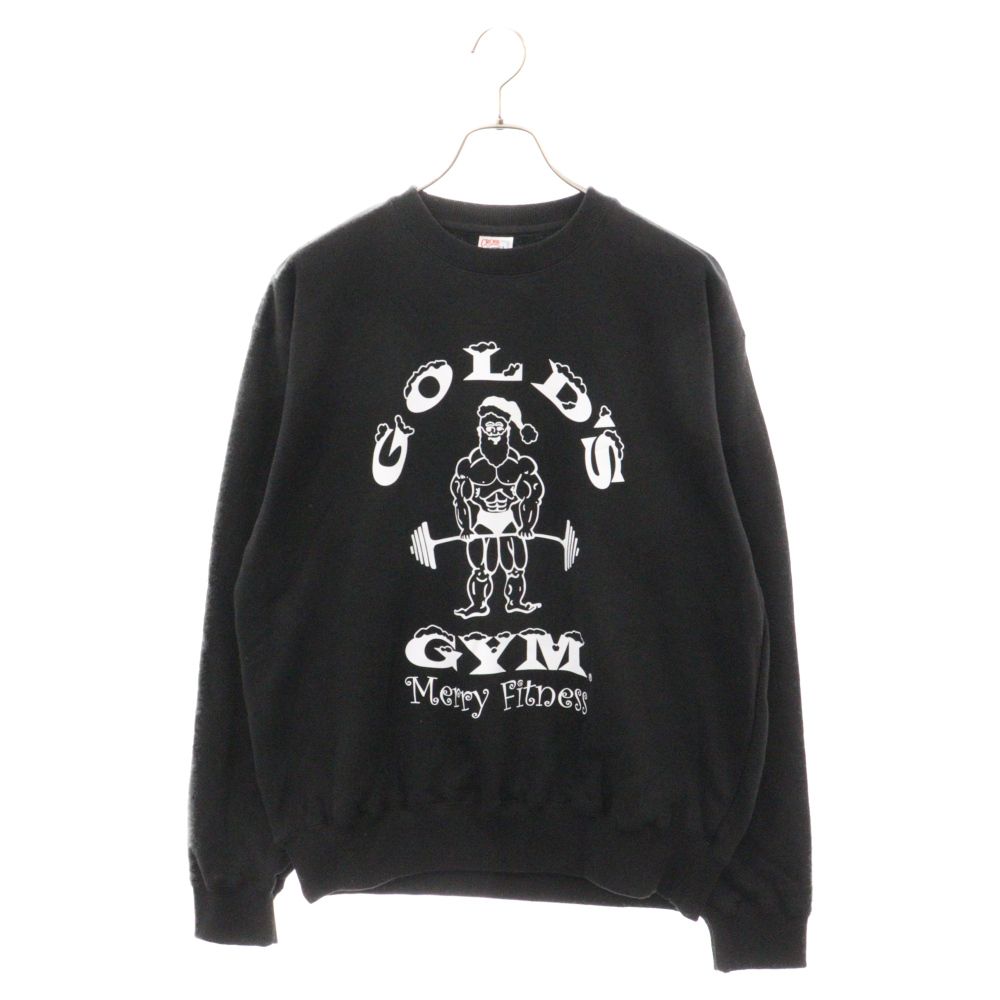 ゴールドジム　トレーナー　クリスマスバージョン GOLD GYM (ゴールドジム) クリスマス限定 グラフィックロゴプリント