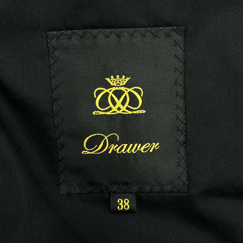 DRAWER｜ドゥロワー ボウタイ ショートスリーブブラウス Drawer ボウタイショートスリーブブラウス サイズ38 ネイビー