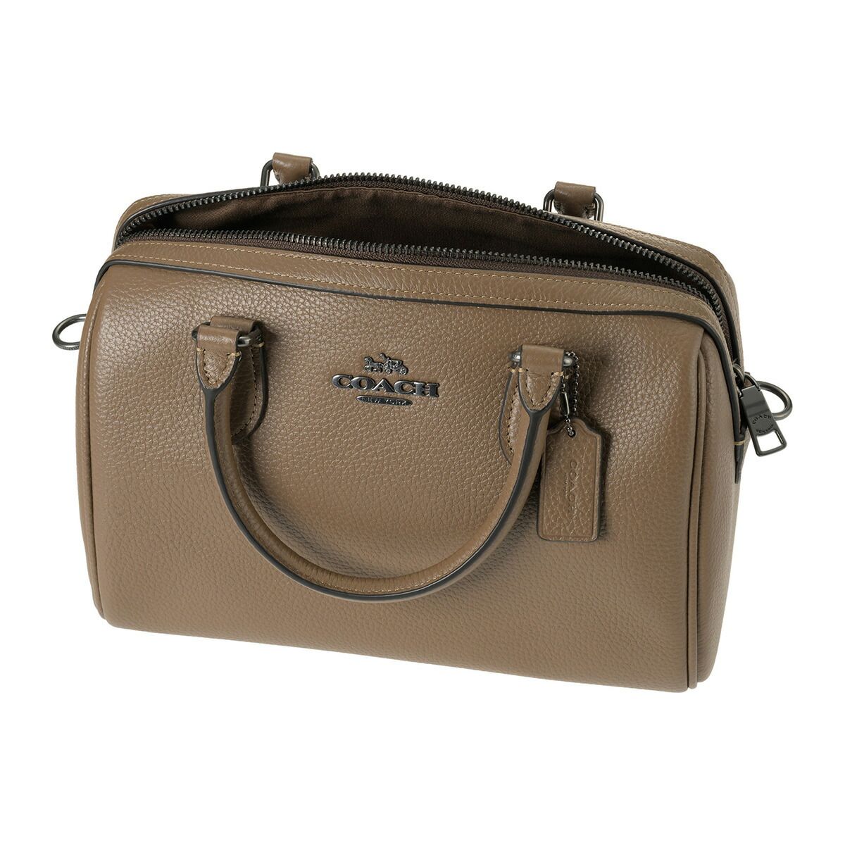 新品 コーチ COACH ハンドバッグ ローアン サッチェル ダークストーン 