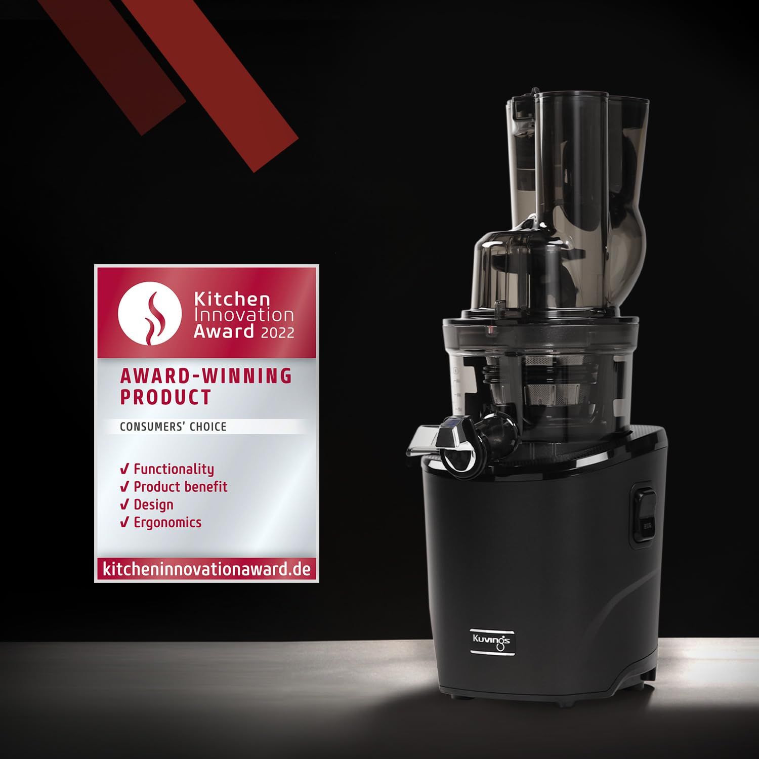 美品】クビンス REVO830 スロージューサーフローズンストレーナー付