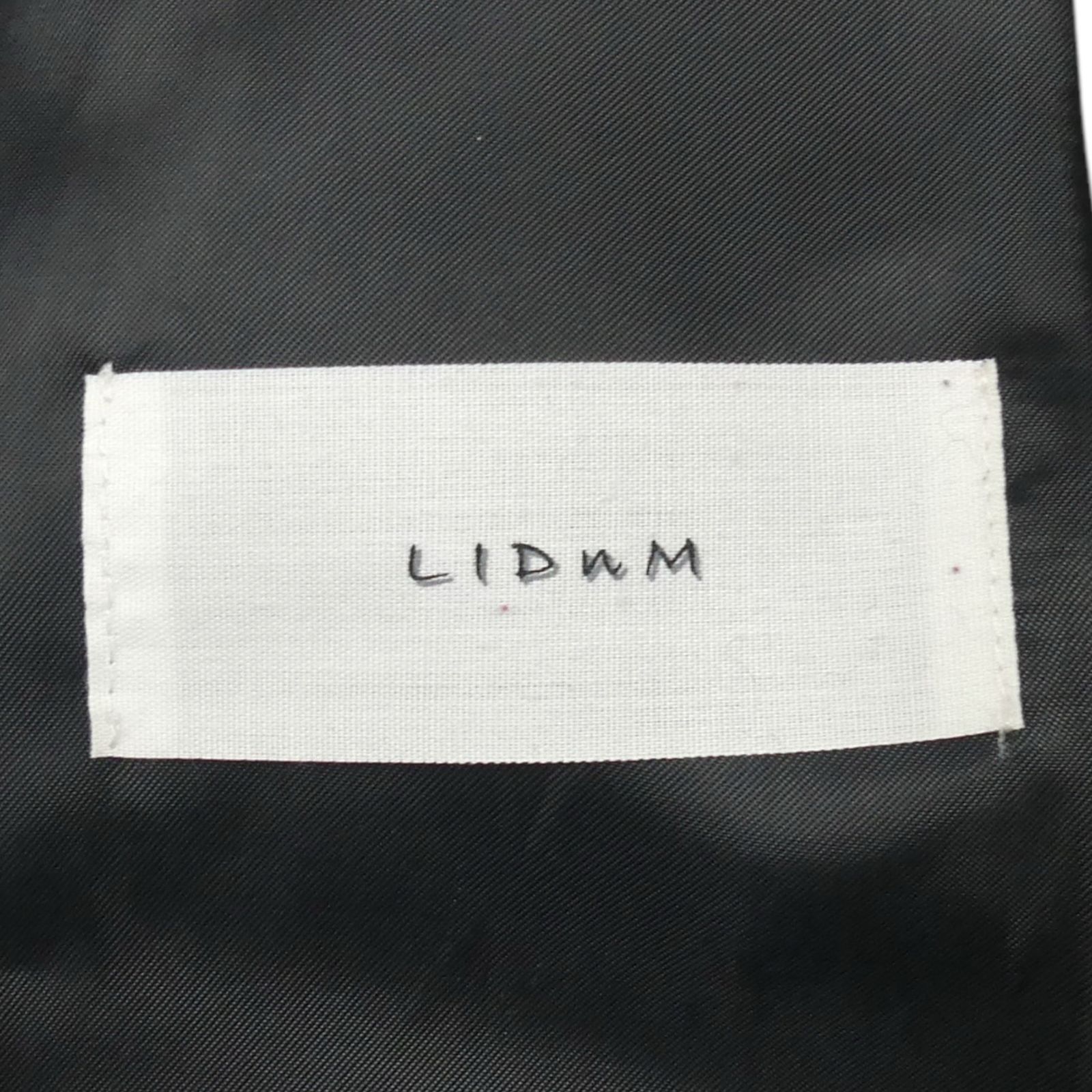 LIDNM リドム ライダースジャケット 本革 ダブル メンズ レザー