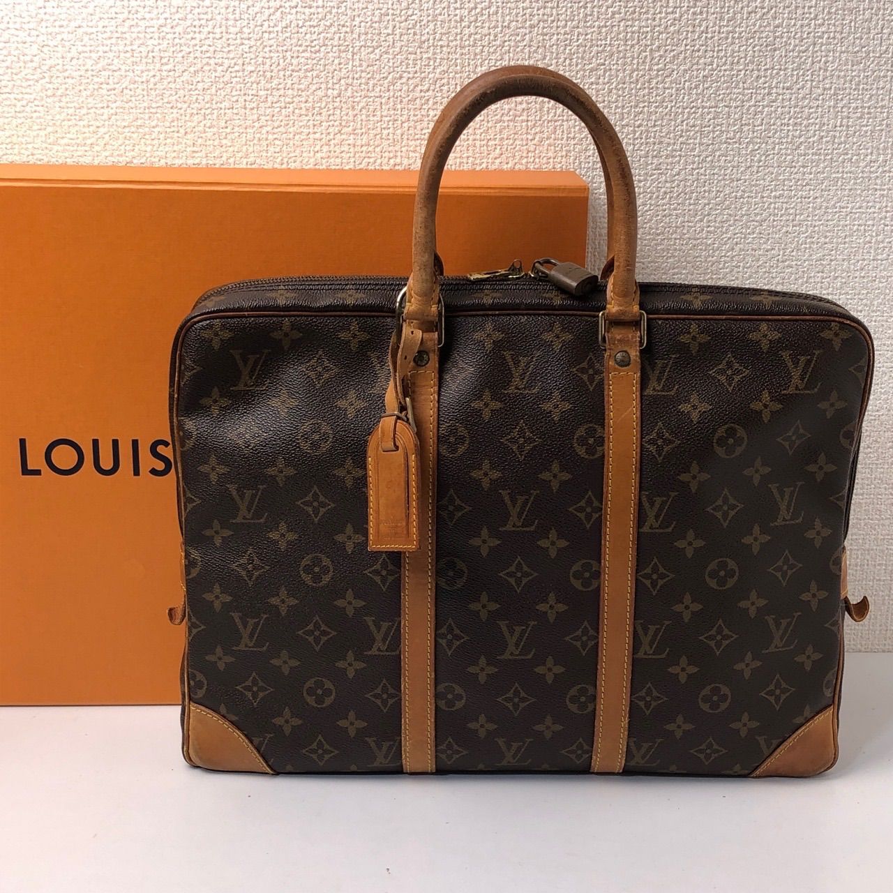 ルイヴィトン ブリーフケース モノグラム ポルトドキュマン
