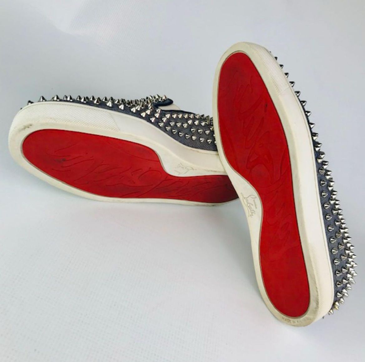 クリスチャン ルブタン Roller Boat デニム スタッズ スニーカー Christian Louboutin☆クリスチャン ルブタン・ROLLER BOAT