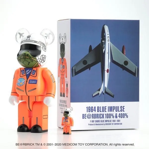 新品】1964 BLUE IMPULSE BE@RBRICK その他 MEDICOM TOY - 1964 BLUE