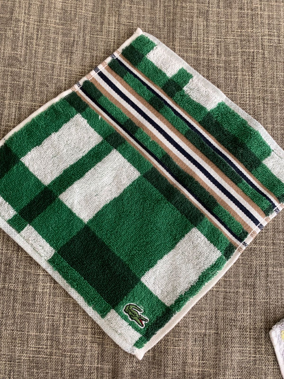 LACOSTE ラコステ　　ハンカチ　メンズ　レディース　ラコステ　四枚セット