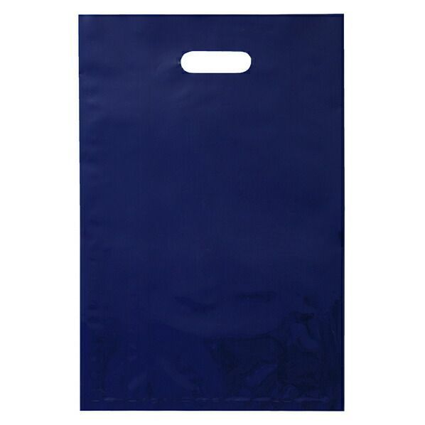 【まとめ買い10個セット品】ポリ袋ソフト型 ネイビー 30×45cm 50枚  61-782-44-2 【 ラッピング用品 レジ袋・ポリ袋 スクエアバッグ（無地） ポリ袋ソフト型 カラー ネイビー 】