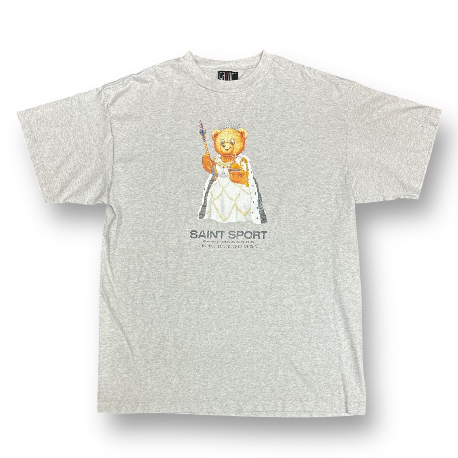 セントマイケル SM-YS8-0000-013 Tシャツ TRUE QUEEN SAINT Mxxxxxx True Queen T-Shirt in Gray | SVD USA