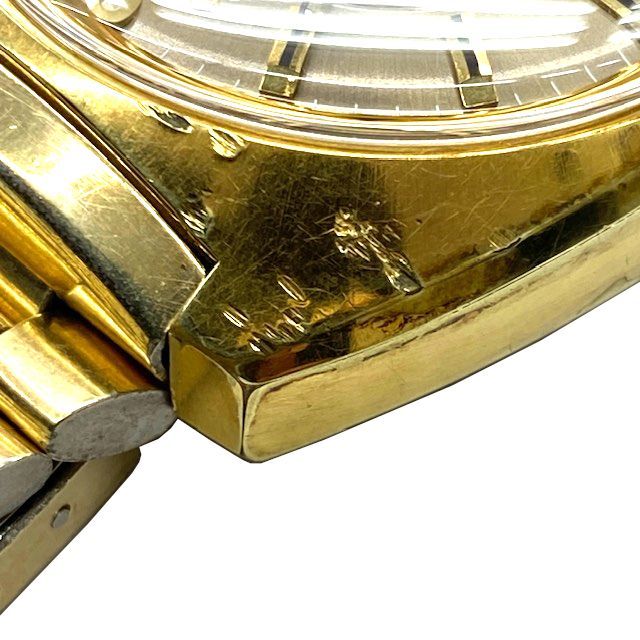OMEGA オメガ シーマスター メモマチック ＳＳ ゴールドメッキ 自動巻き １６６．０７２ 腕時計 ウォッチ ヴィンテージ レア メンズ  レディース - メルカリ