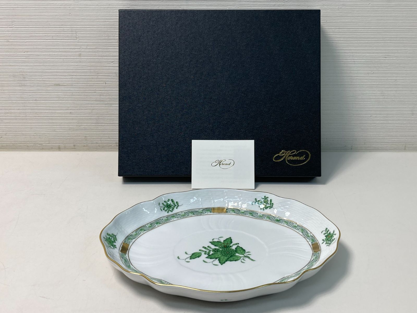 □未使用□ﾍﾚﾝﾄﾞ ｱﾎﾟﾆｰｸﾞﾘｰﾝ ｵｰﾊﾞﾙﾃﾞｨｯｼｭ 26CM（7019）【☆38-324