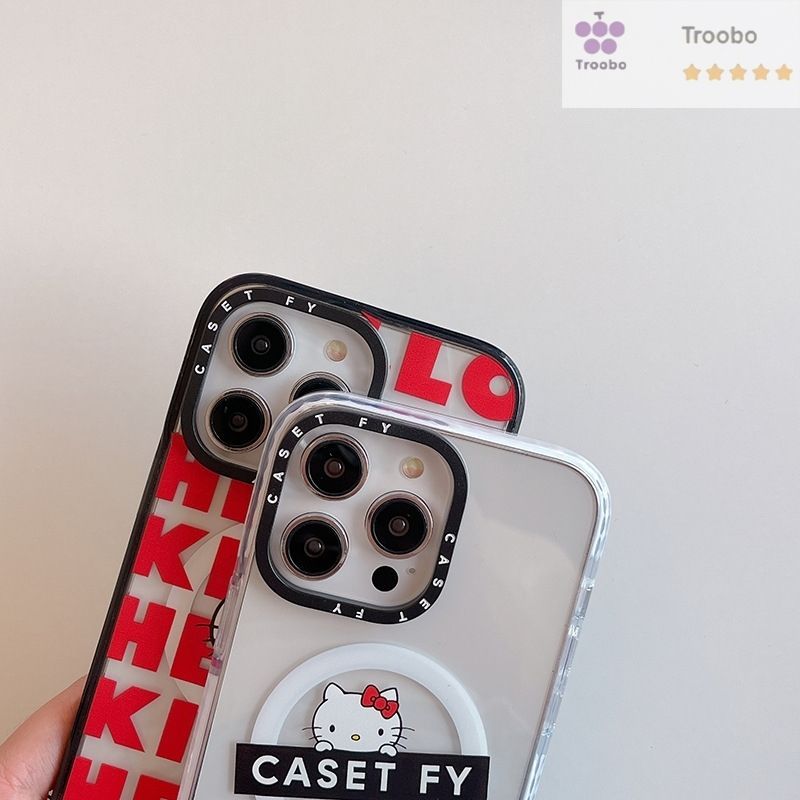 casetify iPhone16pro ハローキティコラボ ハローキティ iPhone 保護ケース ケースティファイ MagSafe対応