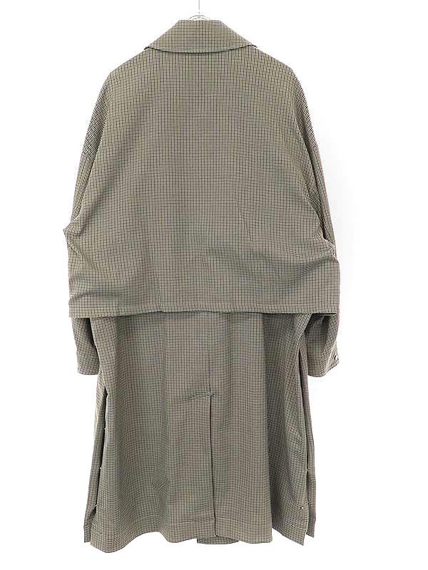 YOKE ヨーク 19SS 3WAY BAL COLLAR SHARE COAT ハウンドトゥースバル