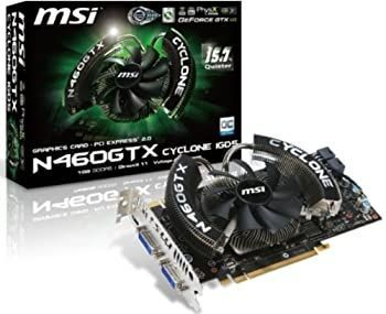 【中古】MSI グラフィックボード for NVIDIA N460GTX Cyclone 1G OC/D5