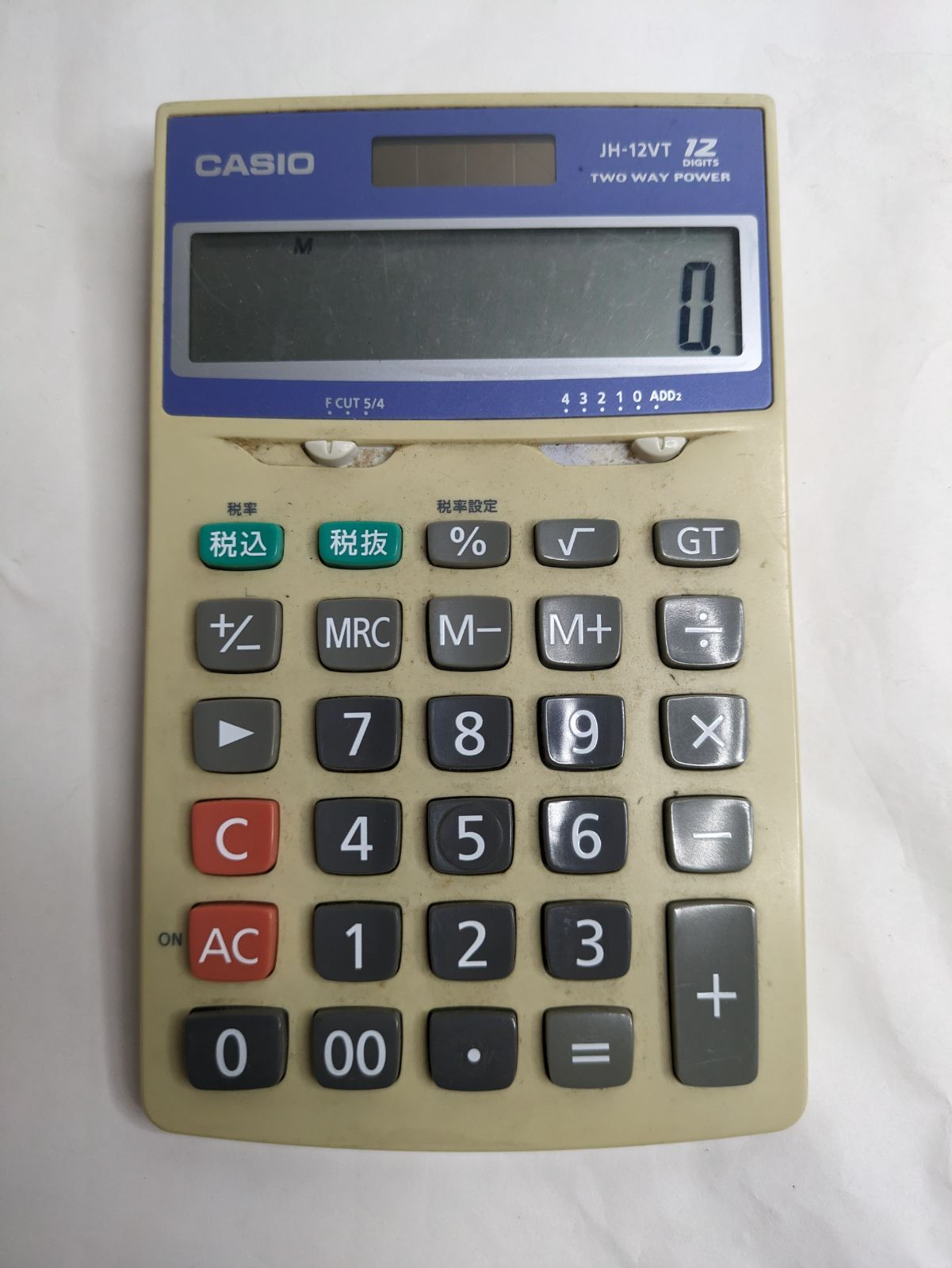 CASIO カシオ JH-12VT 電卓 - メルカリ