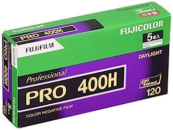 FUJIFILM カラーネガフイルム プロフェッショナル用 フジカラー PRO400H ブローニー 12枚 5本 120 PRO400H EP NP 12EX 5