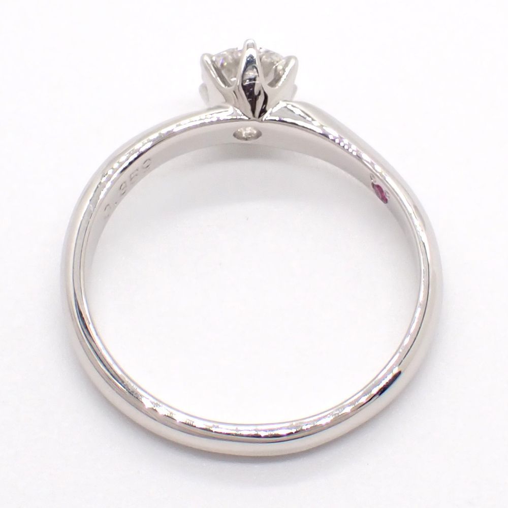 ダイヤモンド　リング　プラチナPT900 鑑定書付き　0.35ct 縦爪 ダイヤモンドリングプラチナPT900 鑑定書付き0.35ct 縦爪