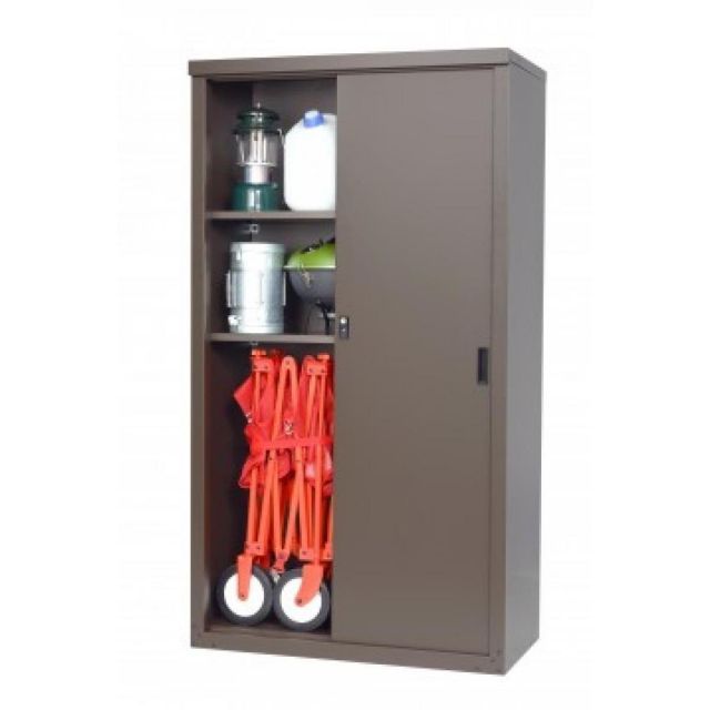 グリーンライフ GREEN LIFE 家庭用収納庫 幅89×奥行き47×高さ162cm HS-162 AMBR