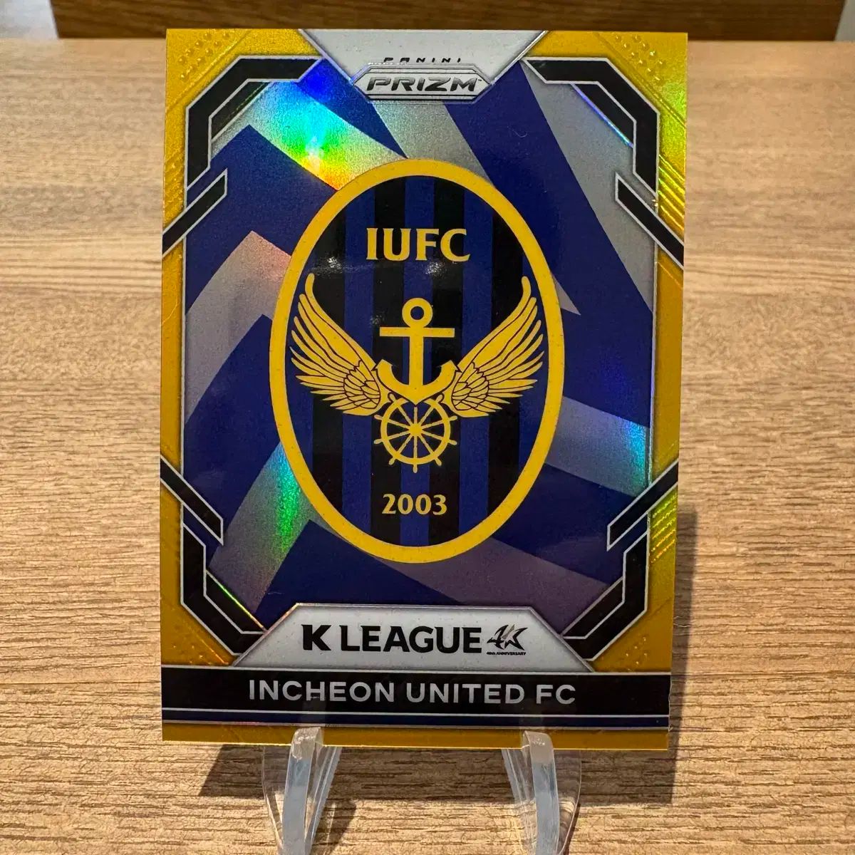 K リーグ プリズム 初年度 インチョンユナイテッドFC 10 ゴールド ロゴ カード