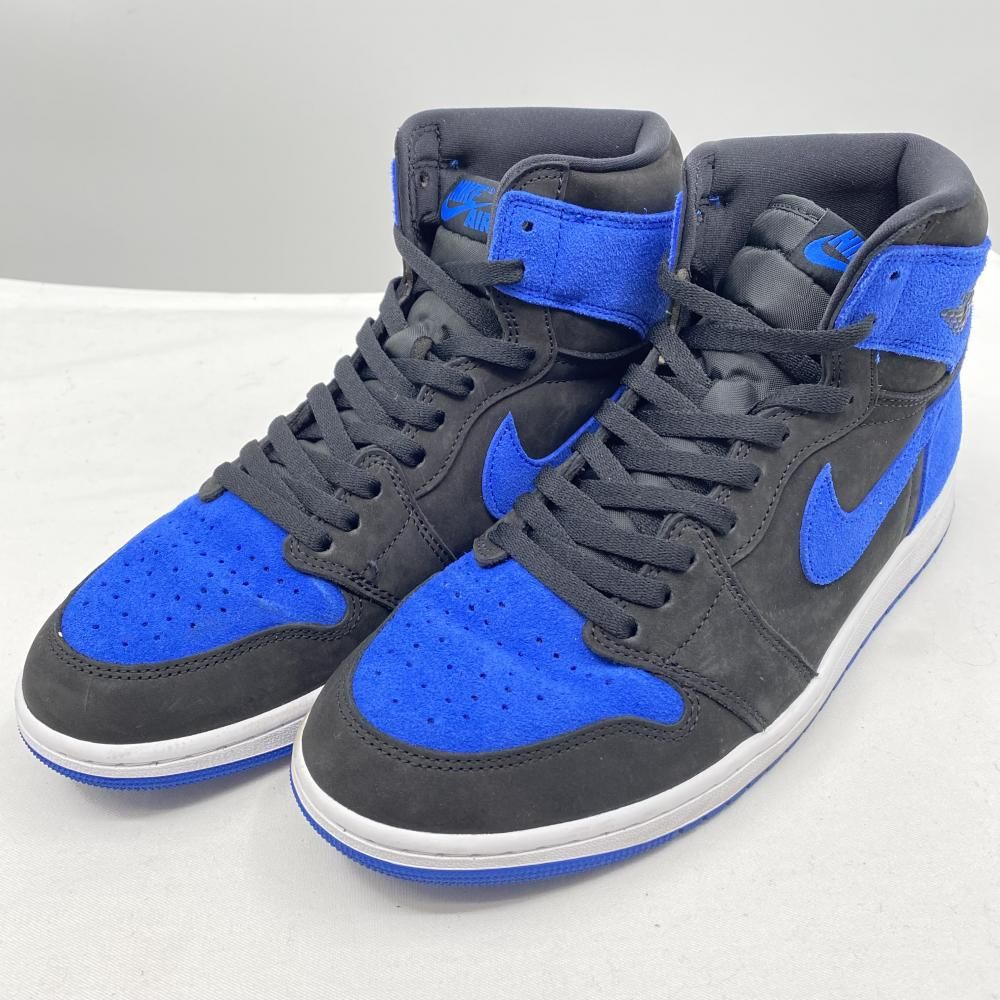 【中古】NIKE AIR JORDAN 1 RETRO HIGH OG Royal Reimagined サイズ29cm DZ5485-042 ナイキ エアジョーダン1 レトロ ハイ OG ロイヤル リイマジンド[17]