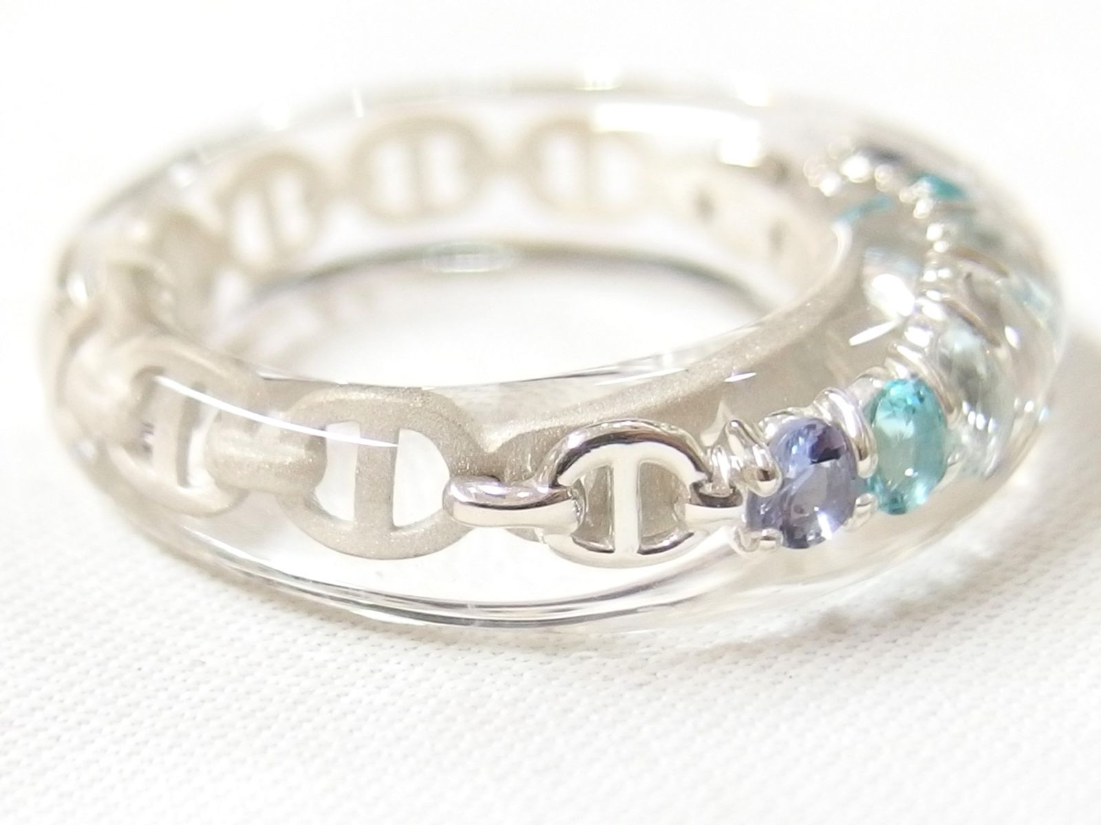 スタージュエリー/アクリルリング/925SV＆K18 STAR JEWELRY スター