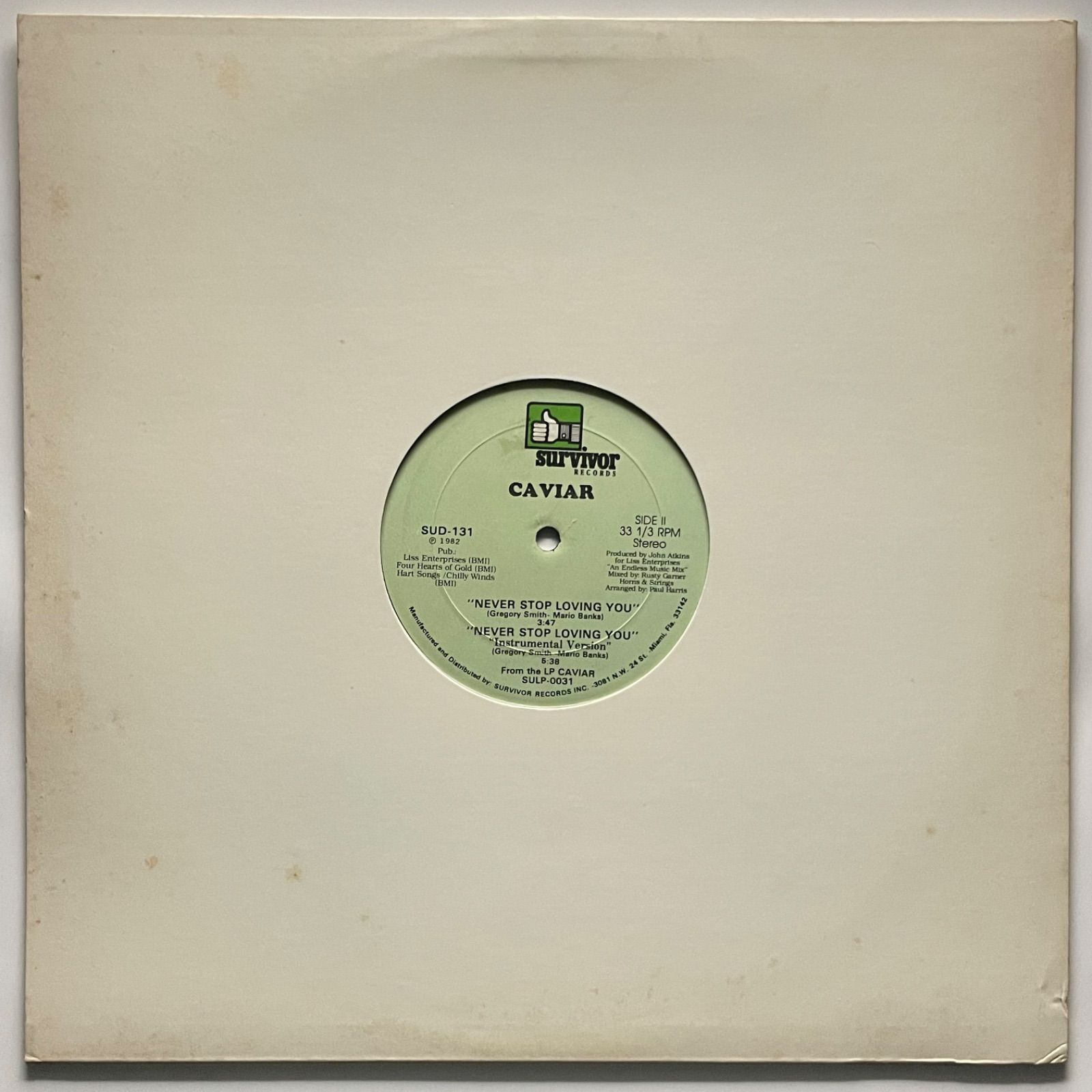 CAVIAR Never Stop Loving You レコード CAVIAR Never Stop Loving You レコード 【公式通販】